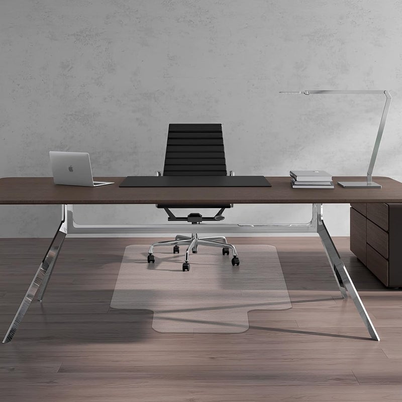FuturHydro Office Chair Mat for Hardwood Floor, 36" x 48" Clear Computer Chair Mat, Plastic Rolling Chair Mats for Office, Home and Gaming Floors (with Lip) - Image 3